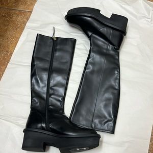 Paloma Barcelo knee high boots side zippers